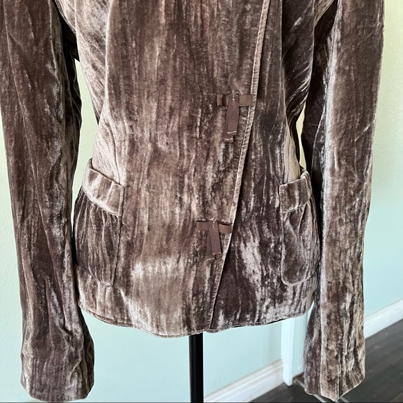 Betty Barclay Crush Velvet Jacket Size 8 - Picture 8 of 8